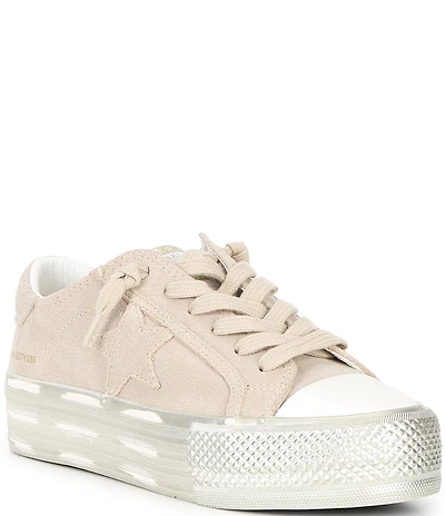 Vintage Havana Amaze Suede Metallic Platform Sneakers