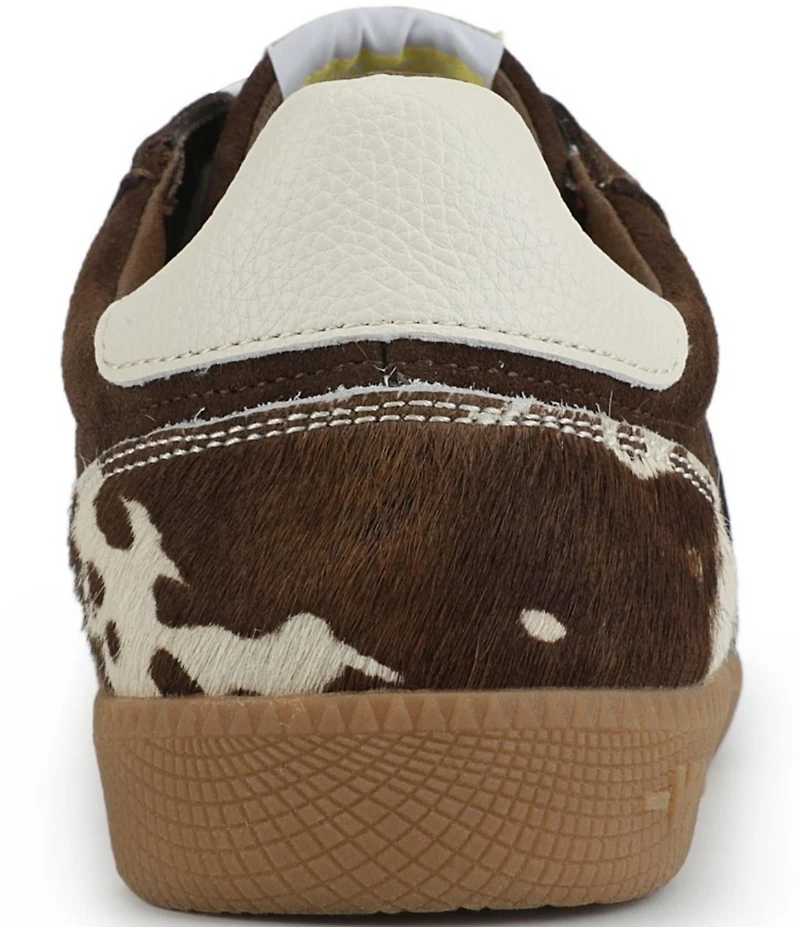 Vintage Havana Dreamer Cow Print Haircalf Heel Sneakers