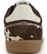 Vintage Havana Dreamer Cow Print Haircalf Heel Sneakers