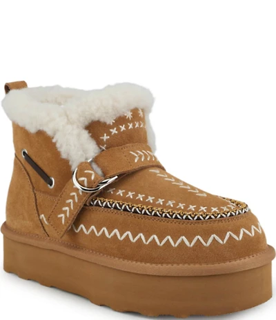 Vintage Havana Grand Suede Platform Booties