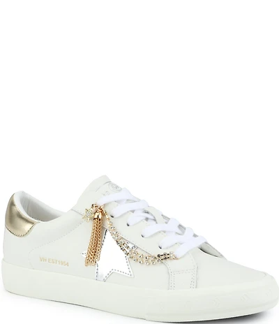 Vintage Havana Grande Rhinestone Chain Charm Sneakers