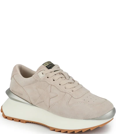 Vintage Havana Major Suede Platform Retro Sneakers