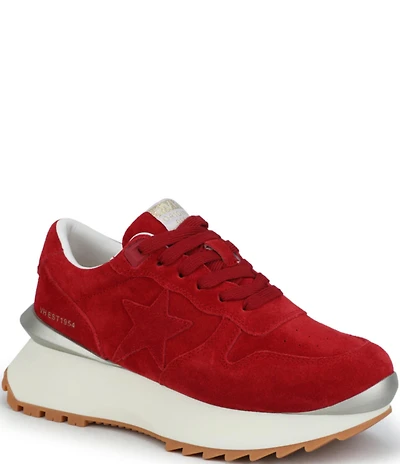 Vintage Havana Major Suede Platform Retro Sneakers