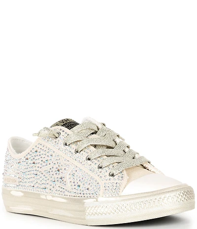 Vintage Havana Starburst Rhinestone Retro Sneakers