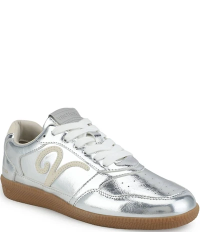 Vintage Havana Whiz Metallic Leather Sneakers