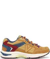 Vionic 23 Walk 2.0 Leather and Suede Lace-Up Sneakers