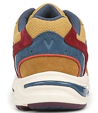 Vionic 23 Walk 2.0 Leather and Suede Lace-Up Sneakers