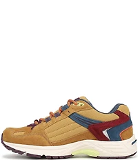 Vionic 23 Walk 2.0 Leather and Suede Lace-Up Sneakers