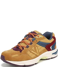 Vionic 23 Walk 2.0 Leather and Suede Lace-Up Sneakers
