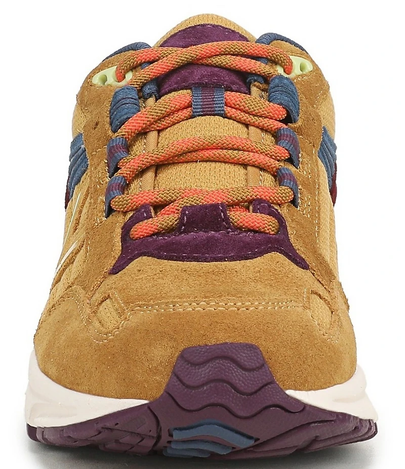 Vionic 23 Walk 2.0 Leather and Suede Lace-Up Sneakers