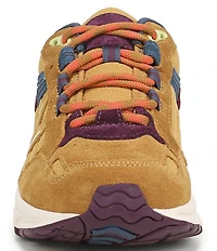 Vionic 23 Walk 2.0 Leather and Suede Lace-Up Sneakers