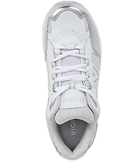 Vionic 23Walk 2.0 Leather and Mesh Lace Up Sneakers