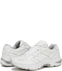 Vionic 23Walk 2.0 Leather and Mesh Lace Up Sneakers