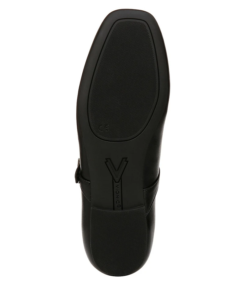 Vionic Alameda Leather Mary Jane Flats
