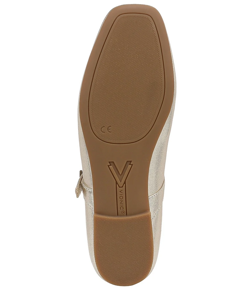 Vionic Alameda Leather Mary Jane Flats