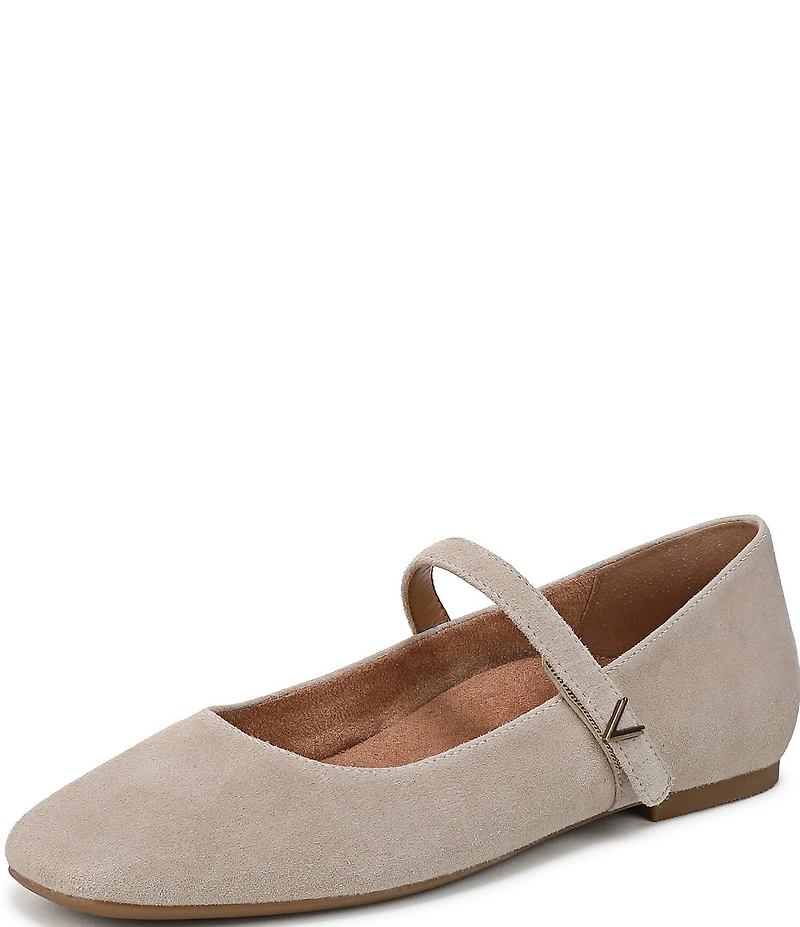 Vionic Alameda Suede Mary Jane Flats