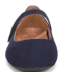 Vionic Alameda Suede Mary Jane Flats