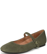Vionic Alameda Suede Mary Jane Flats