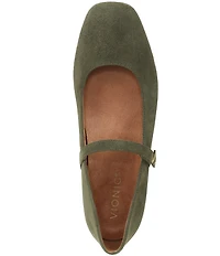 Vionic Alameda Suede Mary Jane Flats