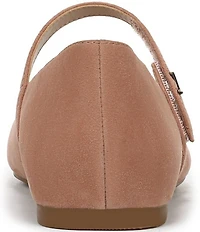 Vionic Alameda Suede Mary Jane Flats
