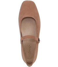 Vionic Alameda Suede Mary Jane Flats