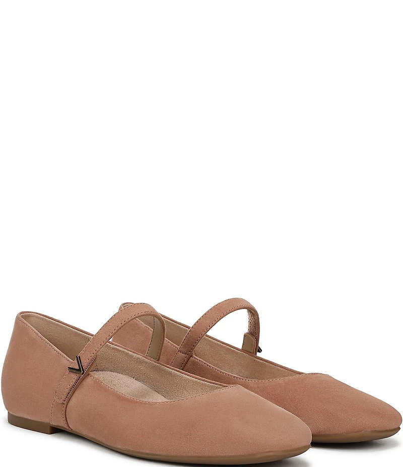 Vionic Alameda Suede Mary Jane Flats