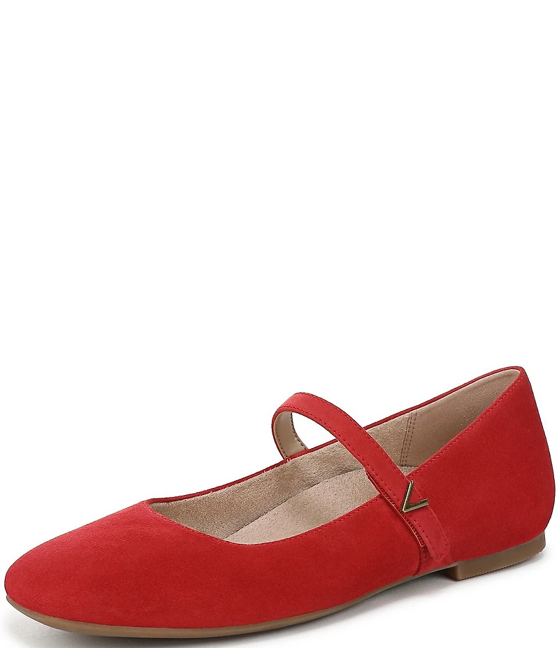 Vionic Alameda Suede Mary Jane Flats