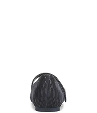 Vionic Alameda Suede Snake Print Mary Jane Flats