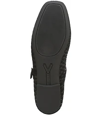 Vionic Alameda Suede Snake Print Mary Jane Flats