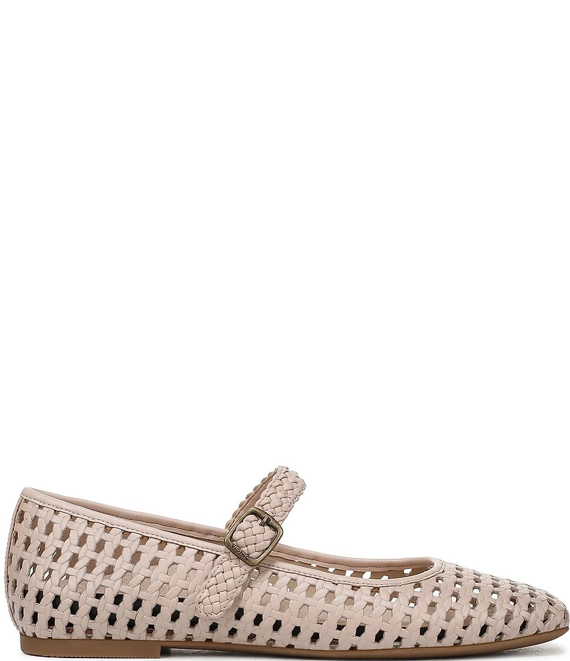 Vionic Alameda Woven Leather Mary Jane Flats