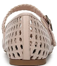 Vionic Alameda Woven Leather Mary Jane Flats