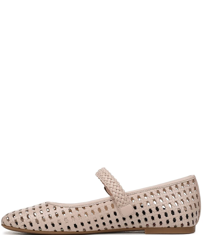 Vionic Alameda Woven Leather Mary Jane Flats