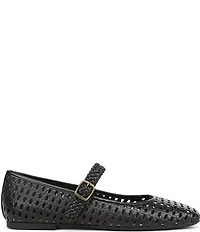 Vionic Alameda Woven Leather Mary Jane Flats