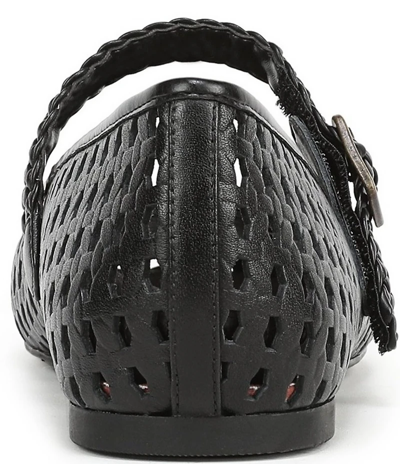 Vionic Alameda Woven Leather Mary Jane Flats