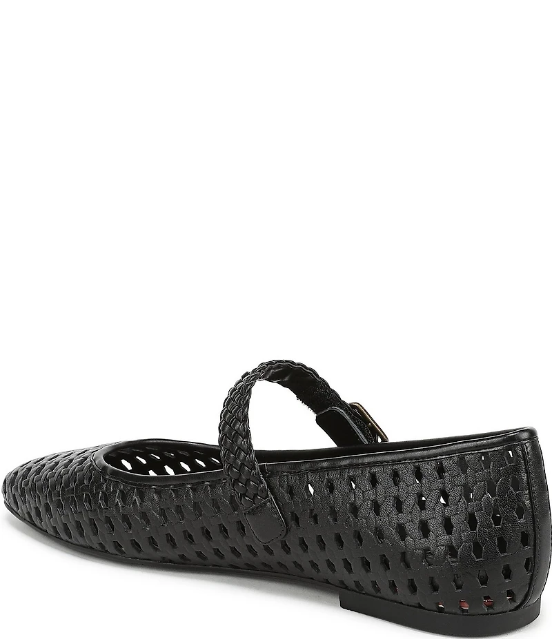 Vionic Alameda Woven Leather Mary Jane Flats