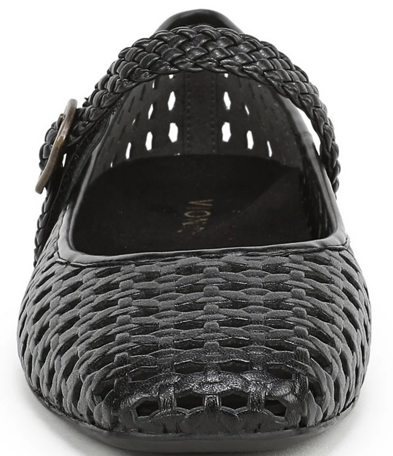 Vionic Alameda Woven Leather Mary Jane Flats