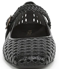 Vionic Alameda Woven Leather Mary Jane Flats