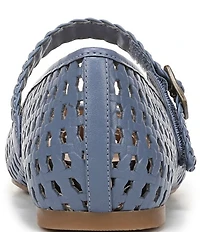 Vionic Alameda Woven Leather Mary Jane Flats