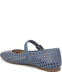 Vionic Alameda Woven Leather Mary Jane Flats
