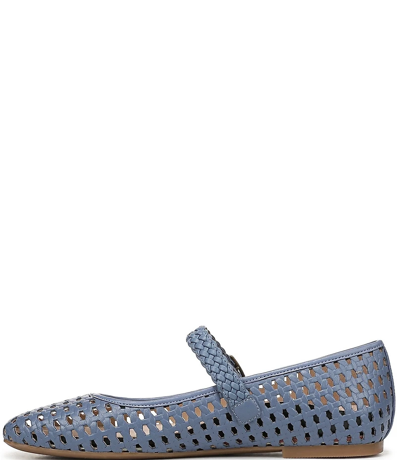 Vionic Alameda Woven Leather Mary Jane Flats