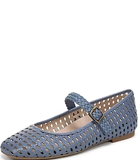 Vionic Alameda Woven Leather Mary Jane Flats