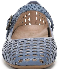 Vionic Alameda Woven Leather Mary Jane Flats