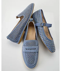 Vionic Alameda Woven Leather Mary Jane Flats