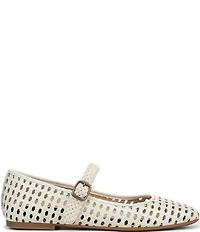 Vionic Alameda Woven Leather Mary Jane Flats