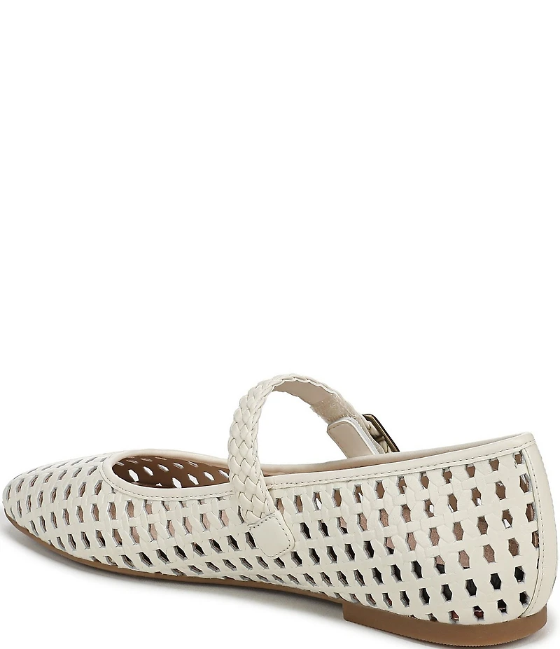 Vionic Alameda Woven Leather Mary Jane Flats