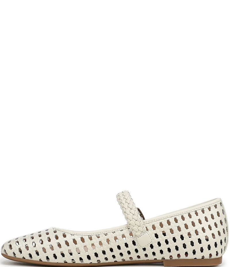 Vionic Alameda Woven Leather Mary Jane Flats