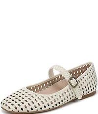 Vionic Alameda Woven Leather Mary Jane Flats