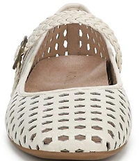 Vionic Alameda Woven Leather Mary Jane Flats
