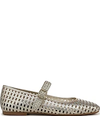 Vionic Alameda Woven Leather Mary Jane Flats