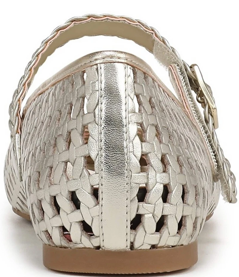 Vionic Alameda Woven Leather Mary Jane Flats